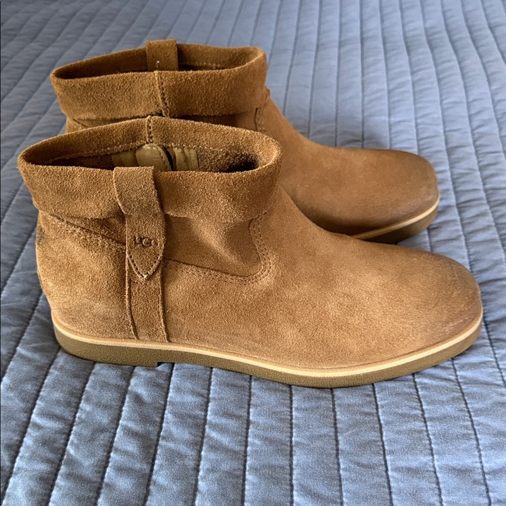 UGG Tan Ankle Boots NWOT
